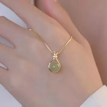 Подвеска-цепочка на ключицу, роскошная женская сумка на удачу, не выцветающая, подарок на День святого Валентина, 18-каратное золотое ожерелье из оригинального дизайна, титановая сталь золотистый