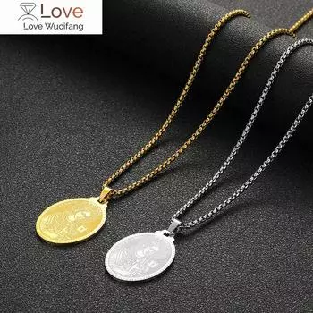 Подвеска Christian Man, ожерелье Santa Barbara Man, медаль Santa Barbara, ювелирные изделия