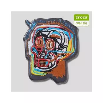 Подвеска Crocs Basquiat Skull Gibbitz 10012716 shuffle