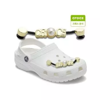 Подвеска Crocs Gold Pearl Chain Gibbitz 10014181 shuffle