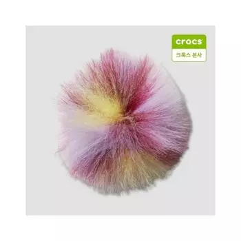 Подвеска Crocs Iridescent Puff Ball Gibbits 10012288 onefree
