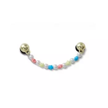 Подвеска Crocs Pearl Star Chain Gibbitz 10014182 shuffle