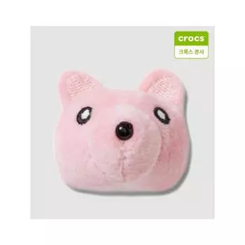 Подвеска Crocs Pink Plush Bear Face Gibbits 10013769 shuffle