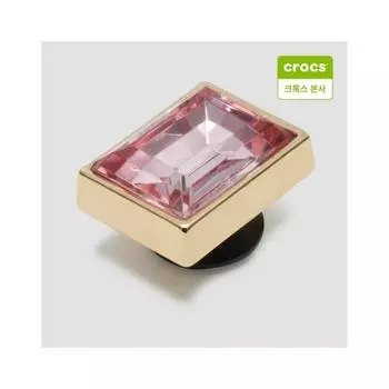 Подвеска Crocs Pink Square Gemstone Gibbits 10013825 onefree