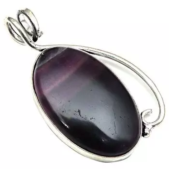 Подвеска дизайнерская яшма драгоценный камень подарок для нее серебряные украшения 2