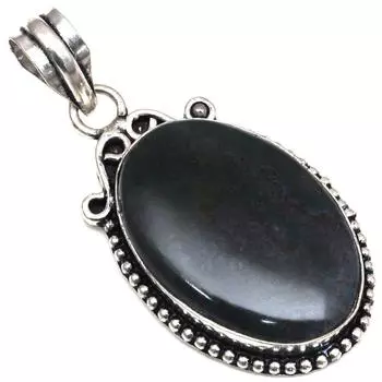Подвеска дизайнерская яшма драгоценный камень подарок для нее серебряные украшения 2