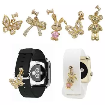 Подвеска для Apple Watch, ремешок, подвески, ремешок, аксессуары, декоративное кольцо, ремешок для часов, орнамент