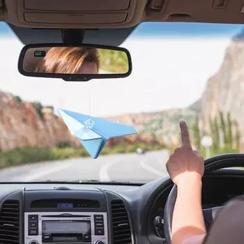 Подвеска для ароматерапии в виде бумажного самолетика, высокоплотная впитывающая ткань, ароматизатор, эфирное масло, декор для дома, многоразовый носитель аромата абрикосовый