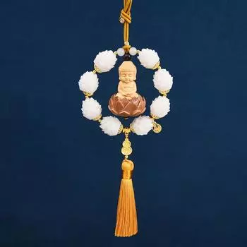 Подвеска для автомобиля «Лотос круга удачи», изысканная обивка автомобиля, подвесное украшение для автомобиля Style 3