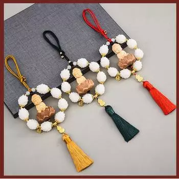 Подвеска для автомобиля Лотос Подвеска Будда Украшение Тыква Благословение Украшение Креативный Самшит Высококачественный Новый Подвеска Автомобильные Аксессуары Интерьер