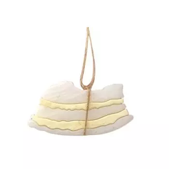 Подвеска для автомобиля с рисунком свиной грудинки, тонкая работа, подвеска из смолы, ультрафиолетовое изменение цвета, шарм теплый белый