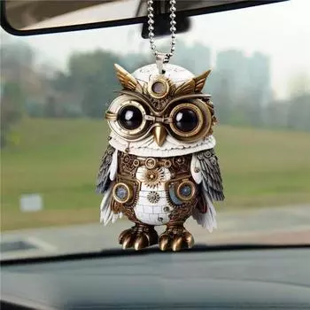 Подвеска для автомобиля Сова Подвесные украшения Брелок Прочные аксессуары для салона автомобиля