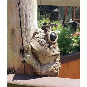 Подвеска для лазания по дереву с изображением лягушки из смолы, украшение для сада, садовое искусство, украшение для сада