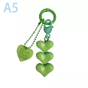 Подвеска для мобильного телефона в форме сердца, симпатичный красочный брелок в форме сердца, брелок для сумки, ювелирные изделия, симпатичные аксессуары для мобильных телефонов