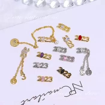 Подвеска для ногтей с искусственным бриллиантом, блестящий трехмерный светильник «сделай сам», роскошные маникюрные аксессуары с цирконом 2023 для маникюрши H