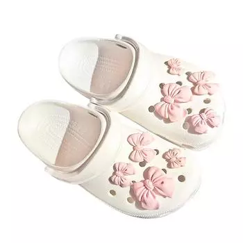 Подвеска для обуви, булавки «сделай сам», милый бант, декоративное украшение, пряжка для обуви с отверстиями, набор подвесок, аксессуары для детей, подарок для мальчиков и девочек