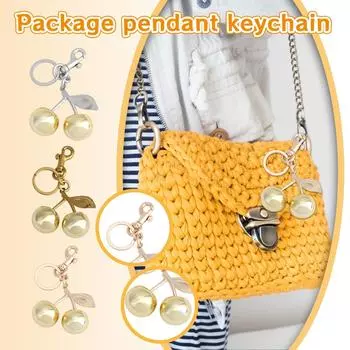 Подвеска для сумки, брелок, золотая подвеска, украшение, ключ, брелок для женской сумки One Size бронзовый