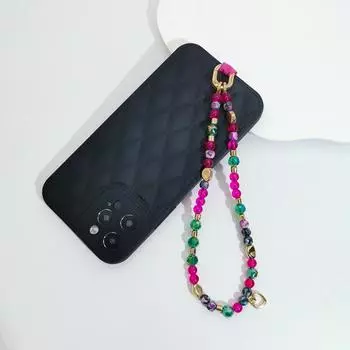 Подвеска для телефона с бисером, цепочка для мобильного телефона, цепочка с бисером, цепочка для мобильного телефона, кулон на сумку style 1
