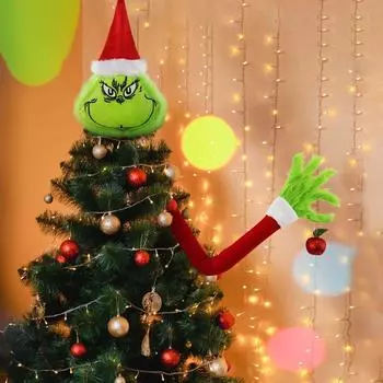 Подвеска для украшения рождественской елки, забавная и милая подвеска в виде руки, украшение для садовой елки, незабываемый подарок белый