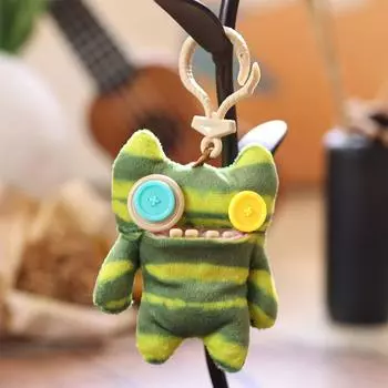 Подвеска для украшения сумки Плюшевая игрушка Кукла Мультяшная подвеска для сумки Брелок Тряпичная кукла Брелок One Size зелёный