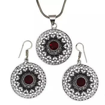 Подвеска гранат стерлинговое ювелирное изделие драгоценный камень позолоченный натуральный красный