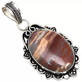 Подвеска Ханни Дендритовый Опал Драгоценный Камень Подарок Для Нее Серебряные Украшения 2.25