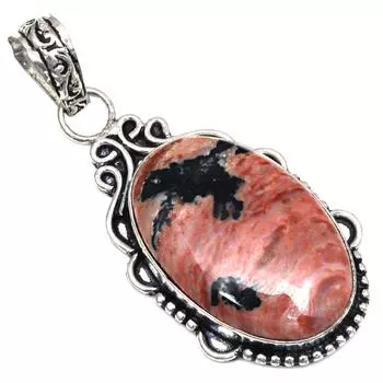 Подвеска Ханни Дендритовый Опал Драгоценный Камень Подарок Для Нее Серебряные Украшения 2.25