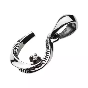 Подвеска Horseshoe Native Diamond April fp0602da [Figmart] [Серебряный аксессуар]