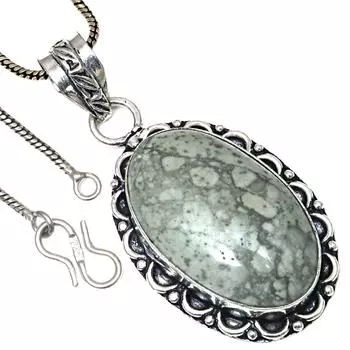 Подвеска Howlight Gemstone ко Дню святого Валентина, этническое серебряное украшение 2 дюйма