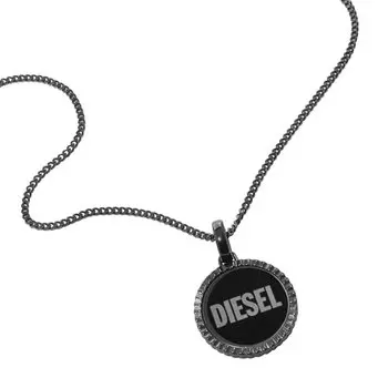 Подвеска или цепочка Diesel из нержавеющей стали One Stainless No для мужчин, размер, сталь, ювелирные изделия.