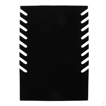 Подвеска из бархатного ожерелья - держатель для бюста с ювелирными изделиями на цепочке, браслеты витрины ( черный)