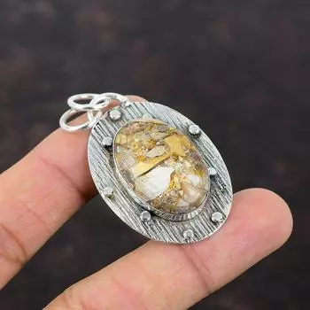 Подвеска из брекчированного мукаита, подвеска из стерлингового серебра 925 пробы, ювелирные изделия из настоящего драгоценного камня, элегантная подвеска ручной работы, подарок для мамы, ювелирные изделия последнего дизайна