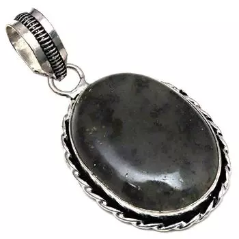 Подвеска из дизайнерского яшмового камня, ручная работа, серебряное украшение ко Дню матери, 1,75 дюйма