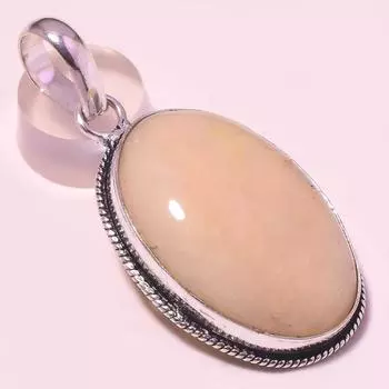 Подвеска из драгоценного камня дендритовый опал, подарок на День благодарения, ручная работа, ювелирное изделие 1,9 дюйма I3l27