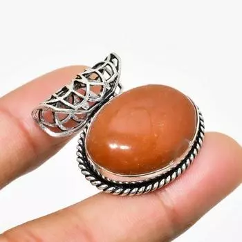 Подвеска из драгоценного камня Red River Jasper ручной работы с посеребрением 925 пробы 1,13 дюйма 1.13 красный