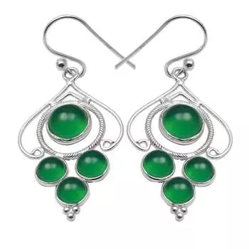 Подвеска из драгоценного камня Танзанит, твердая подвеска из стерлингового серебра 925 пробы, ювелирное изделие, подарок для унисекс LG-027 зелёный