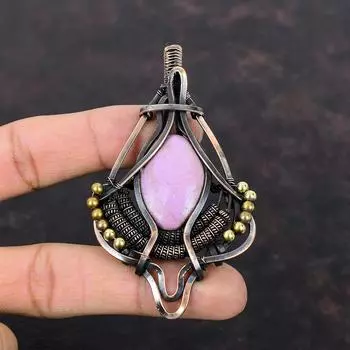 Подвеска из фосфосидеритовой медной проволоки, подвеска из драгоценных камней, высококачественная подвеска из медной проволоки, ювелирные изделия ручной работы, подвеска для подарка