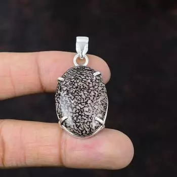 Подвеска из кости динозавра, дизайнерские ювелирные изделия из драгоценных камней, подвеска из стерлингового серебра 925 пробы, подвеска ручной работы, уникальный стиль, ювелирные изделия, подарок на помолвку для невесты