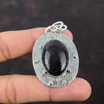 Подвеска из кости динозавра Этнические украшения ручной работы Подвеска из стерлингового серебра 925 пробы Высокое качество Подвеска из драгоценного камня Подарок на юбилей Дизайнерские украшения