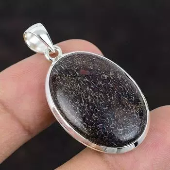 Подвеска из кости динозавра Подвеска ручной работы Стерлинговое серебро 925 пробы Подвеска из драгоценного камня Подвеска из кости динозавра Ювелирные изделия Новый кулон Подарок на помолвку