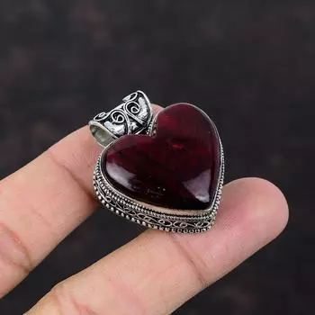Подвеска из красного огненного лабрадорита, подвеска из настоящего драгоценного камня, элегантные ювелирные изделия, винтажная подвеска, подвеска из стерлингового серебра 925 пробы, ювелирное изделие ручной работы, подарок для нее