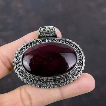 Подвеска из красного огня с лабрадоритом, подвеска из натурального драгоценного камня, винтажная подвеска, подвеска из стерлингового серебра 925 пробы, ювелирные изделия ручной работы, элегантная подвеска для подарков