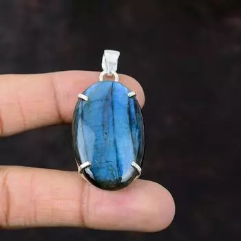 Подвеска из лабрадорита ручной работы, уникальный дизайн, ювелирные изделия, подвеска из стерлингового серебра 925 пробы, очень красивая подвеска из драгоценного камня, подарок для мамы, ювелирные изделия из лабрадорита