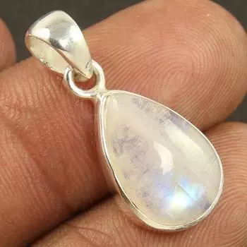 Подвеска из лунного камня, стерлинговое серебро 925 пробы, ювелирные изделия из камня рождения, серебряные украшения с подвесками, стерлинговое серебро, подарок для нее, подвеска Рейки