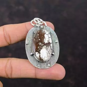 Подвеска из магнезита с дикой лошадью, ювелирные изделия из натуральных драгоценных камней, подвеска из стерлингового серебра 925 пробы, новый ювелирный подарок ручной работы для мамы, удивительный кулон