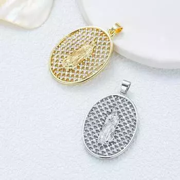 Подвеска из настоящего золота с медным покрытием и цирконием, женское ожерелье, легкая роскошная цепочка из нержавеющей стали, сохраняющая цвет, аксессуары