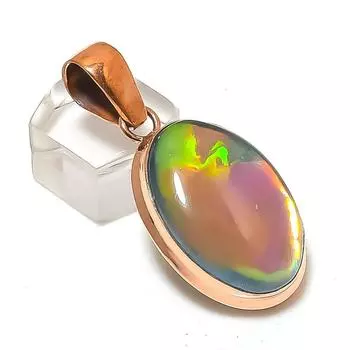 Подвеска из натурального аммолита, медная, ручная работа, 1,85 дюйма, E9H28