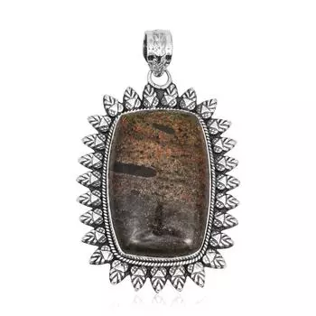 Подвеска из натурального австралийского болдер опала, серебро 925 пробы, драгоценный камень прямоугольной формы, ювелирные изделия ручной работы, подарок для женщин, пасхальный подарок