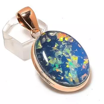 Подвеска из натурального черного турмалина, медная, ручная работа, 1,97 дюйма, N2g81