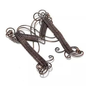 Подвеска из натурального драгоценного камня M Look Handmade из медной проволоки 3,15 дюйма Y3U05